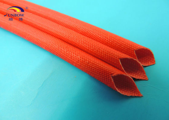 China Wire Insulating Silicone Rubber Coated Fiberglass Sleeving with UL RoHS Approval supplier