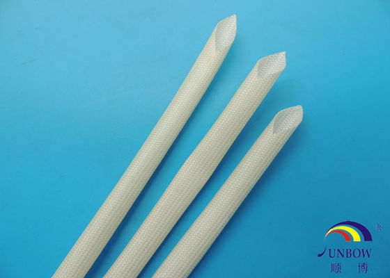 China Insulation Acrylic Fiberglass Sleeving / Fiber Glass Wire Sleeve for Electrical Lamp supplier
