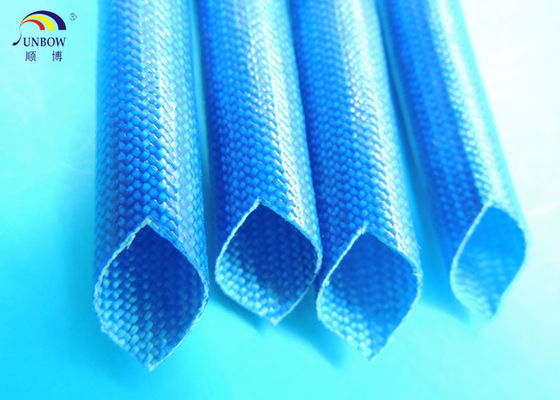 China High Performance Flexible Acrylic Coated Fiberglass Sleeving / Braided Fiber-Glass Sleeve supplier