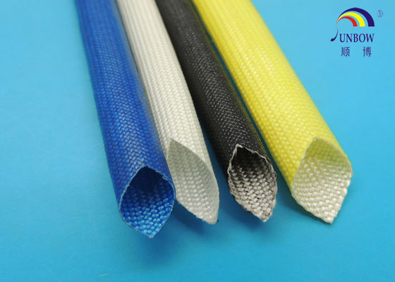 China Multi Color Customized Acrylic Resin Coated Fiberglass Insulation Sleeving 1.5KV supplier