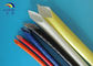 F Class 155ºC Insulating Oil Resistant Acryic Fiberglass Sleeving for Home Electrical Appliance supplier